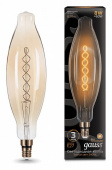 Лампа светодиодная Gauss LED Vintage Filament Flexible E27 8Вт 2400K 156802008