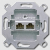 Jung Розетка компьютерная 2xRJ45 Cat.6 STP EPUAE8-8UPOK5