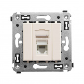 DKC Avanti Ванильная дымка Компьютерная розетка RJ-45 один  категория  6А