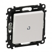 Legrand Valena LIFE DIY Бел Выключатель 1-клавишный с подсветкой 10А 250В 752410