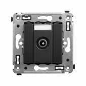 DKC Avanti Черный матовый Розетка TV проходная