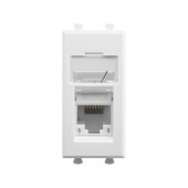 DKC Avanti Белое облако Компьютерная розетка RJ-45 категория 6 1модуль