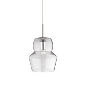 Подвесные светильники Ideal Lux ZENO SP1 BIG TRASPARENTE