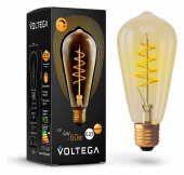 Лампа светодиодная Voltega ST64 E27 4Вт 2000K VG10-ST64GE27warm4W-FB