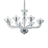 Люстры Ideal Lux CASANOVA SP8 TRASPARENTE