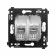DKC Avanti Белое облако Розетка RJ-45 5e двойная экранированная DKC Avanti Белое облако Розетка RJ-45 5e двойная экранированная