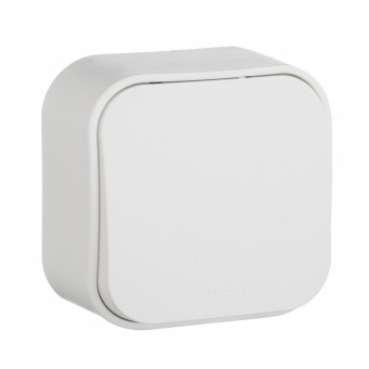 Legrand Quteo Белый Выключатель 1-клавишный 10А 782200
