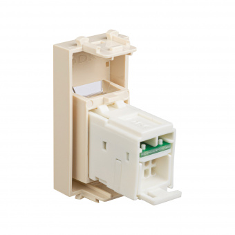 DKC Avanti Ванильная дымка Компьютерная розетка RJ-45  категория 6 1 модуль