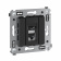 DKC Avanti Черный матовый Компьютерная розетка RJ-45  категория 6 экранированная