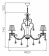 Подвесная люстра Maytoni Triumph ARM288-08-G Подвесная люстра Maytoni Triumph ARM288-08-G