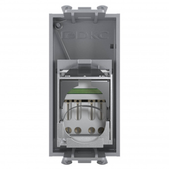 DKC Avanti Закаленная сталь Компьютерная розетка RJ-45  категория  5е экранированная 1 модуль