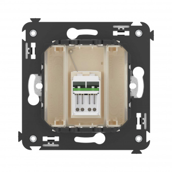 DKC Avanti Ванильная дымка Компьютерная розетка RJ-45 один  категория  6А