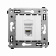 DKC Avanti Белое облако Розетка RJ-45 5e одинарная