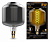 Лампа светодиодная Gauss LED Vintage Filament Flexible E27 8Вт 2400K 164802008