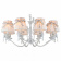 Подвесная люстра Maytoni Bird ARM013-08-W Подвесная люстра Maytoni Bird ARM013-08-W