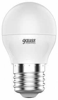 Лампа светодиодная Gauss E27 6Вт 4100K 53226