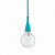 Светильник подвесной IDEAL LUX MINIMAL SP1 BLUE