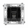 DKC Avanti Черный квадрат Компьютерная розетка RJ-45 один категория 6А DKC Avanti Черный квадрат Компьютерная розетка RJ-45 один категория 6А