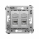 DKC Avanti Закаленная сталь Компьютерная розетка RJ-45 двойная категория 5e экранированная DKC Avanti Закаленная сталь Компьютерная розетка RJ-45 двойная категория 5e экранированная