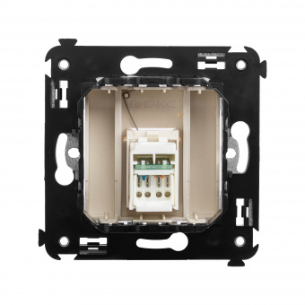 DKC Avanti Ванильная дымка Компьютерная розетка RJ-45 один  категория 5e