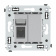 DKC Avanti Закаленная сталь Компьютерная розетка RJ-45 один категория 6 DKC Avanti Закаленная сталь Компьютерная розетка RJ-45 один категория 6