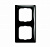 ABB BJB Basic 55 Шато (чёрн) Рамка 2-ая 2512-95-507 2CKA001725A1507