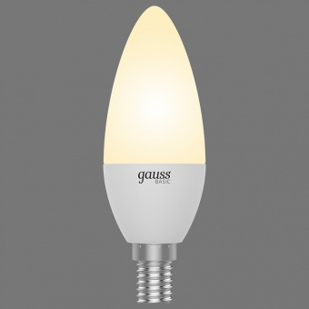 Лампа светодиодная Gauss Basic E14 5.5Вт 3000K 1033116