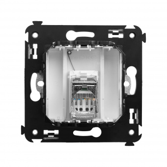 DKC Avanti Белое облако Компьютерная розетка RJ-45 одинарная  категория  6 экранированная