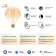 Лампа светодиодная с управлением через Wi-Fi Gauss Smart Home E27 6.5Вт 2000-5500K 1340112 Лампа светодиодная с управлением через Wi-Fi Gauss Smart Home E27 6.5Вт 2000-5500K 1340112