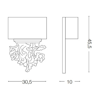 Бра Ideal Lux PETER AP2 075211