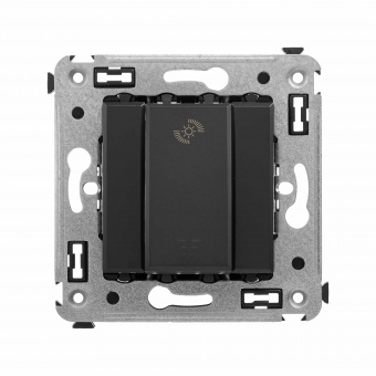 DKC Avanti Черный матовый Диммер кнопочный для LED ламп