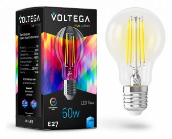 Лампа светодиодная Voltega да colors E27 7Вт 4000K VG10-A60E27cold7W-FHR