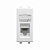 DKC Avanti Белое облако Компьютерная розетка RJ-45 категория 6 1модуль