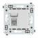 DKC Avanti Белое облако Компьютерная розетка RJ-45 одинарная категория 6 экранированная DKC Avanti Белое облако Компьютерная розетка RJ-45 одинарная категория 6 экранированная