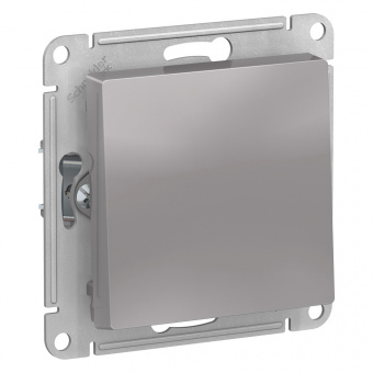 Schneider Electric AtlasDesign Алюминий Выключатель 1-клавишный сх.1, 10АХ ATN000311