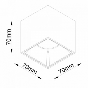 Накладной светильник Maytoni Alfa LED C065CL-L12W4K