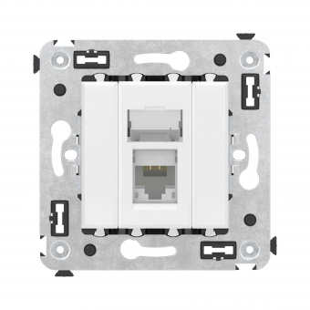DKC Avanti Белое облако Компьютерная розетка RJ-45 один  категория  6А