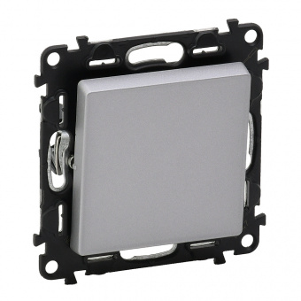 Legrand Valena LIFE DIY Алюм Выключатель 1-клавишный 10А 250В 752601