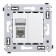 DKC Avanti Белое облако Розетка RJ-45 5e одинарная