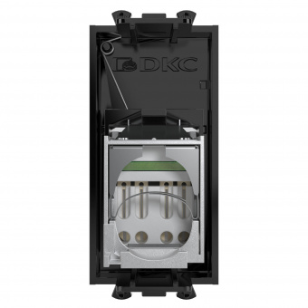 DKC Avanti Черный квадрат Компьютерная розетка RJ-45  категория 6