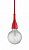 Светильник подвесной IDEAL LUX MINIMAL SP1 RED