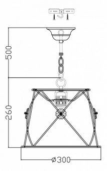 Подвесной светильник Maytoni Lea ARM369-11-G