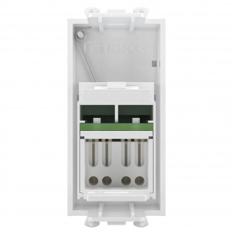 DKC Avanti Белое облако Компьютерная розетка RJ-45  категория  5е 1 модуль