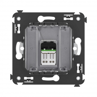DKC Avanti Закаленная сталь Компьютерная розетка RJ-45 один  категория  6А
