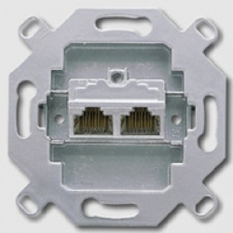 Jung Розетка компьютерная 2xRJ45 Cat.6 STP EPUAE8-8UPOK5