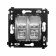 DKC Avanti Закаленная сталь Компьютерная розетка RJ-45 двойная категория 6 экранированная DKC Avanti Закаленная сталь Компьютерная розетка RJ-45 двойная категория 6 экранированная
