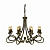 Люстра Elstead Interior, Арт. OV8-BLK-GOLD