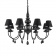 Люстры Ideal Lux BLANCHE SP8 NERO