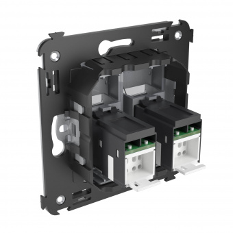 DKC Avanti Закаленная сталь Компьютерная розетка RJ-45 двойная  категория 5e