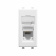 DKC Avanti Белое облако Компьютерная розетка RJ-45 категория 5е 1 модуль DKC Avanti Белое облако Компьютерная розетка RJ-45 категория 5е 1 модуль